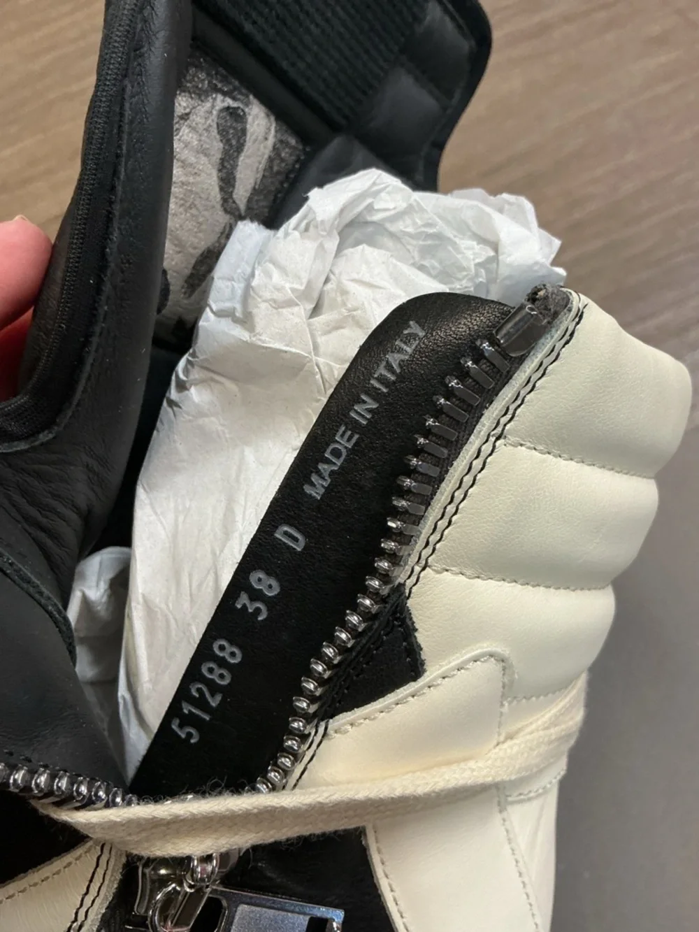 Rick Owens Mega Bumper Geobasket sneakers size 38 - Picture 3 of 13